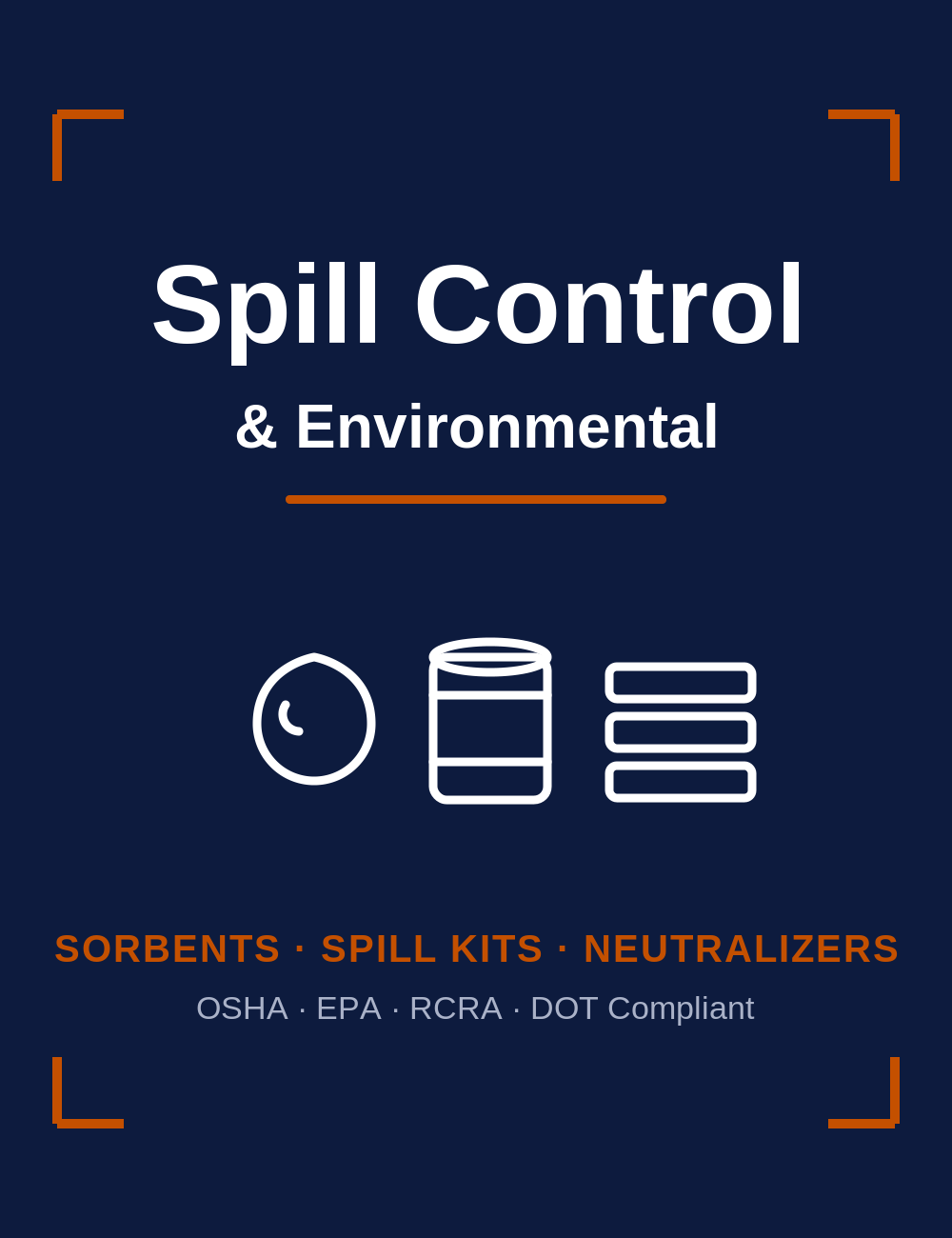 Spill Control & Containment category — SafetyGrid
