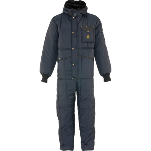RefrigiWear Iron Tuff Minus 50 Hooded Suit, Navy, Tall