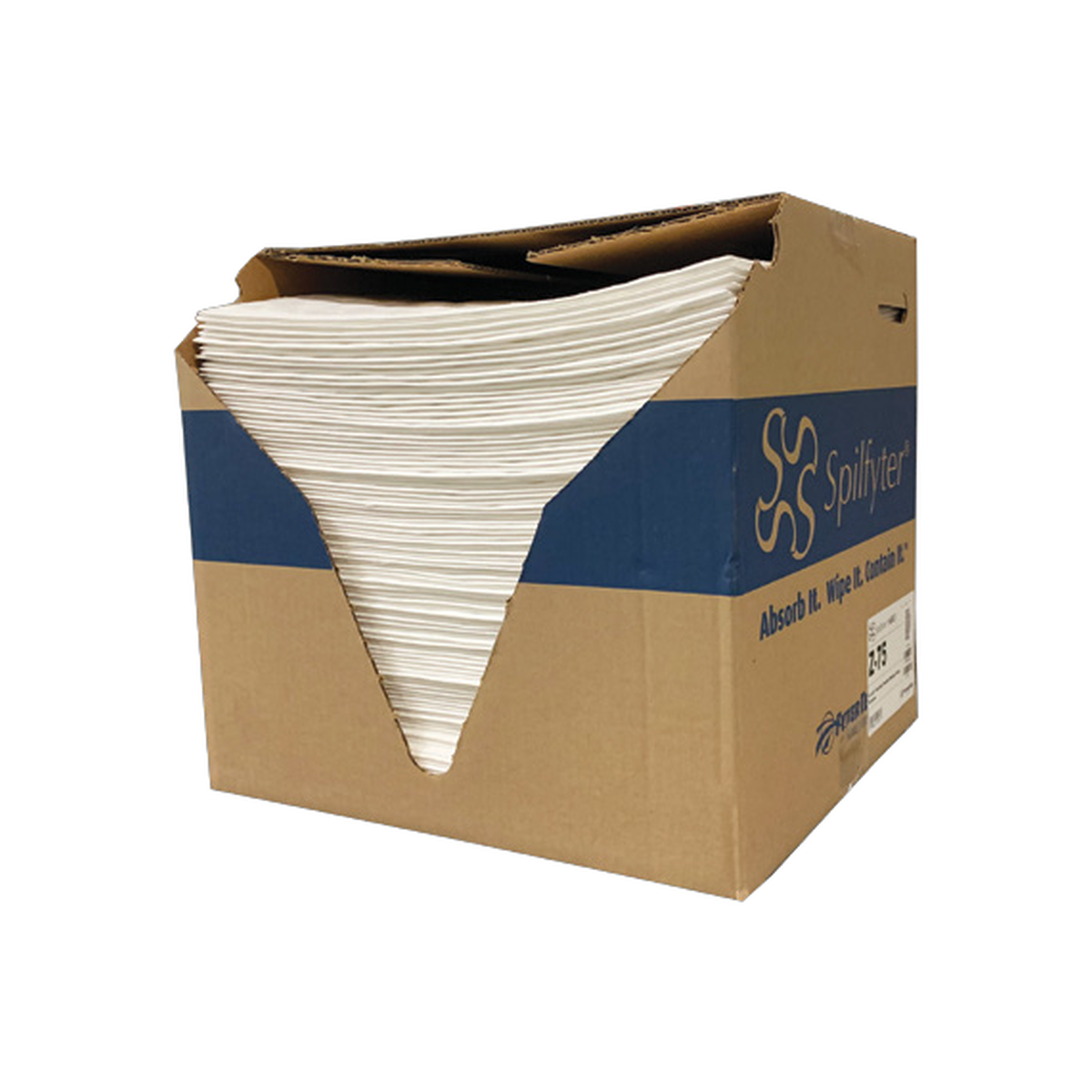 Spilfyter oil-only white hydrophobic sorbent pads — SafetyGrid