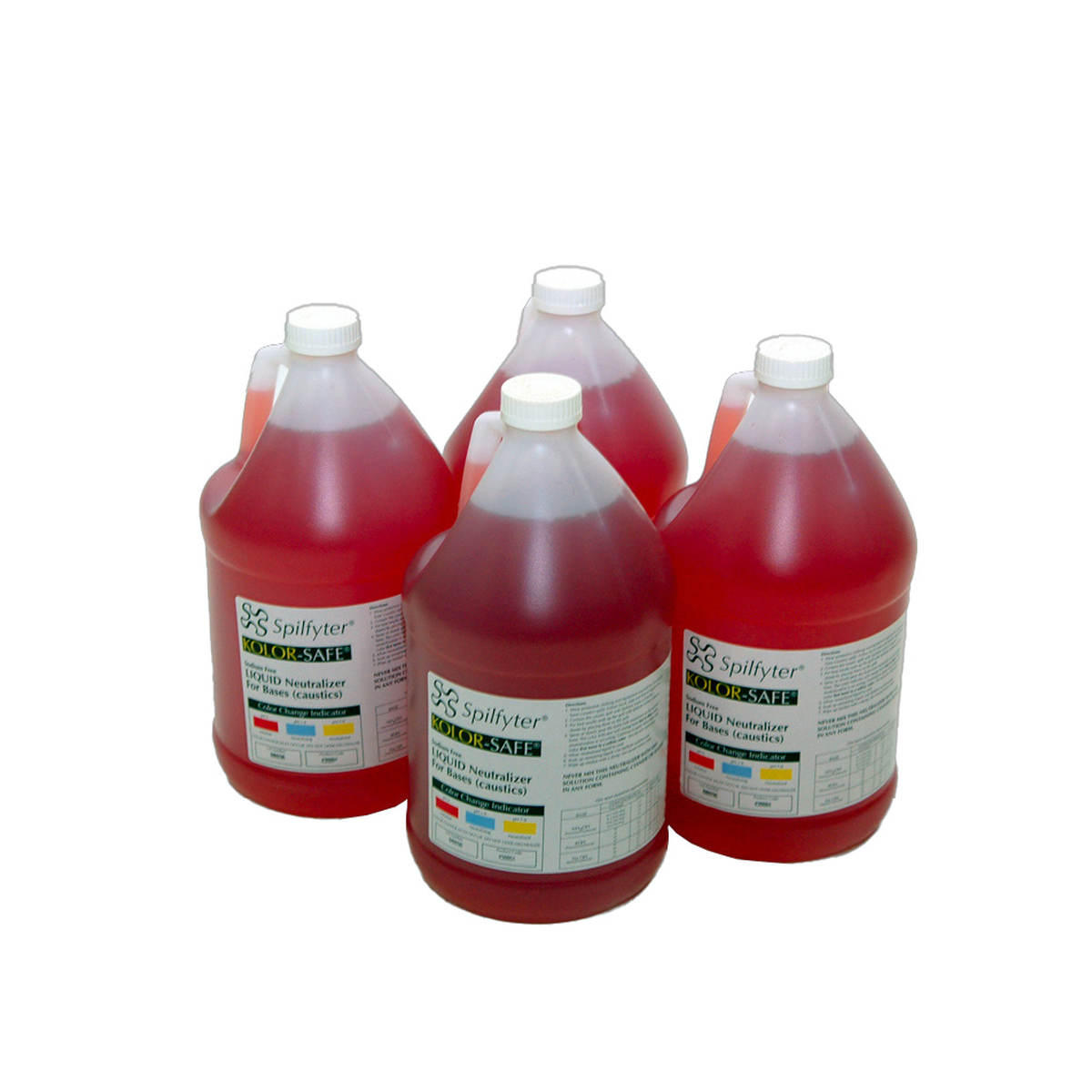 Spilfyter Kolor-Safe acid and base liquid neutralizers — SafetyGrid