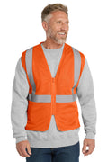 CornerStone CSV101 ANSI Class 2 economy mesh zippered safety vest