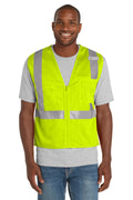 CornerStone CSV102 ANSI Class 2 mesh zippered safety vest