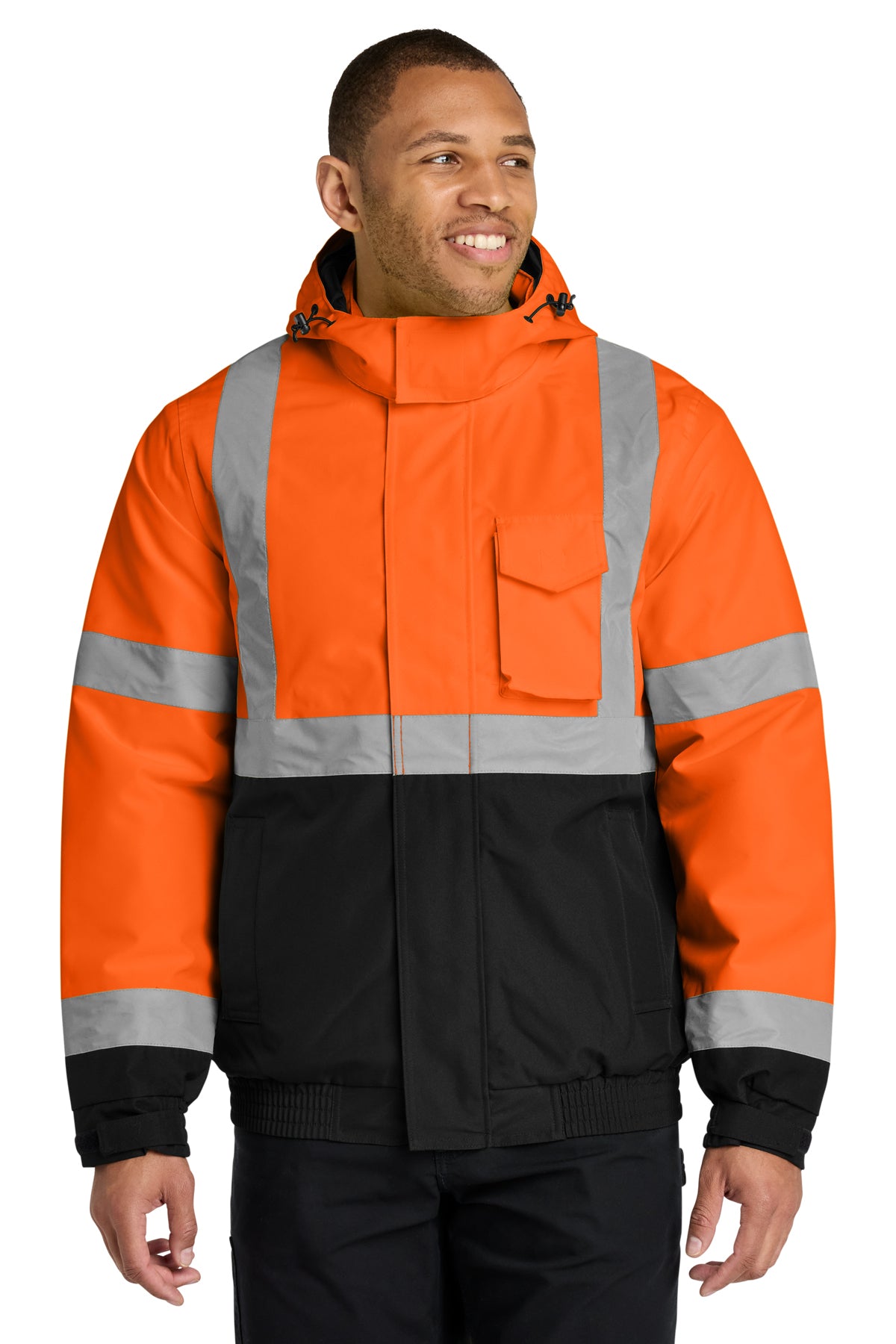 CornerStone CSJ500 ANSI Class 3 Economy Waterproof Insulated Bomber Jacket