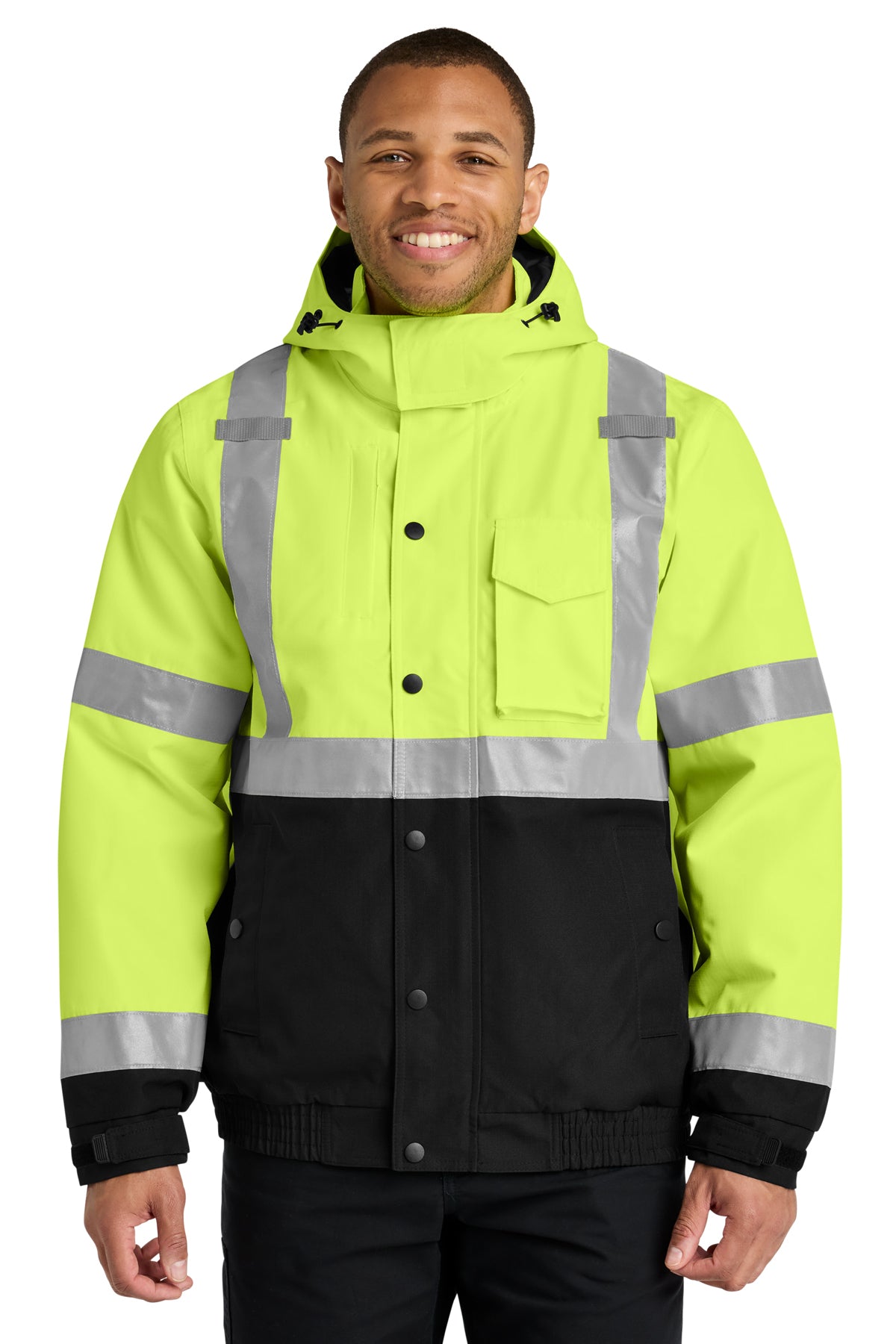 CornerStone CSJ501 ANSI Class 3 Waterproof Insulated Ripstop Bomber Jacket