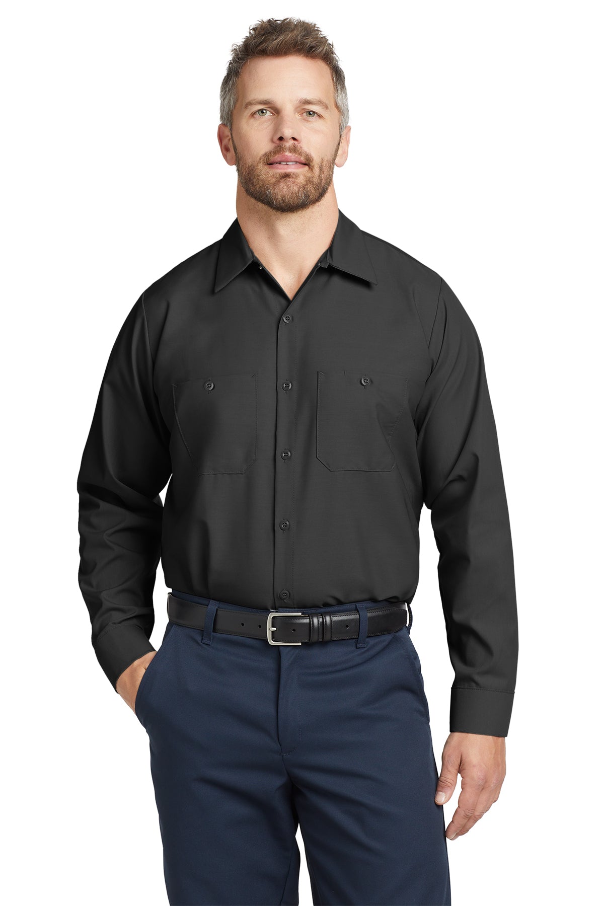 Red Kap SP14 Long Sleeve Industrial Work Shirt