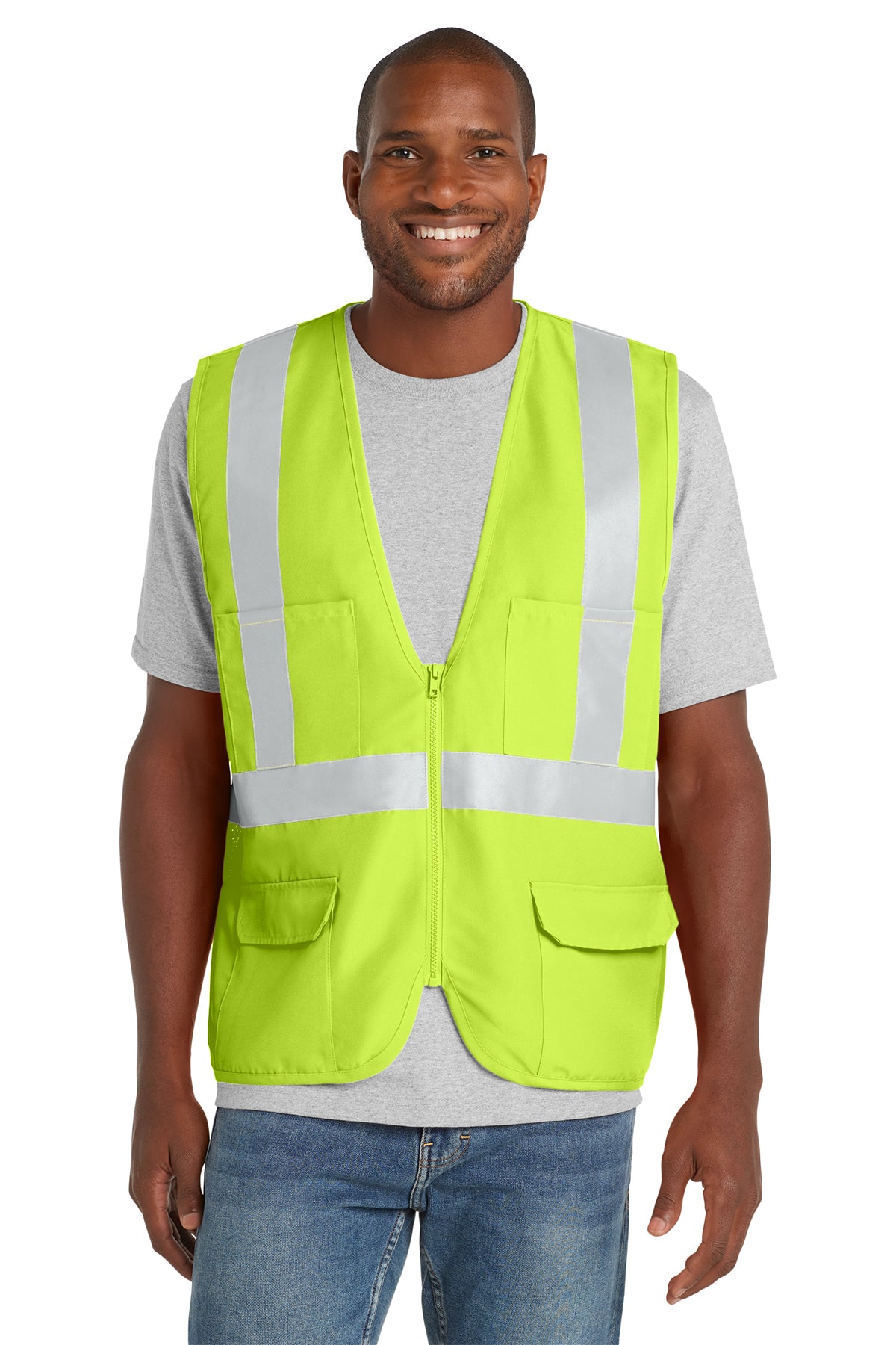 CornerStone CSV405 ANSI Class 2 mesh back safety vest