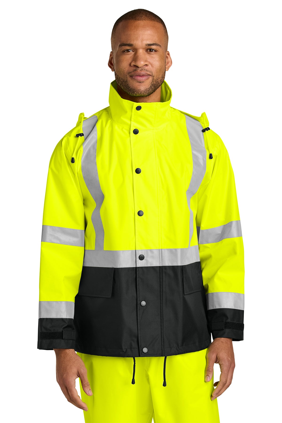 CornerStone CSJ504 ANSI Class 3 Waterproof Rain Jacket