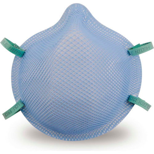 Moldex 1500 Series N95 Respirator And Surgical Mask, Low Profile, 20/Box