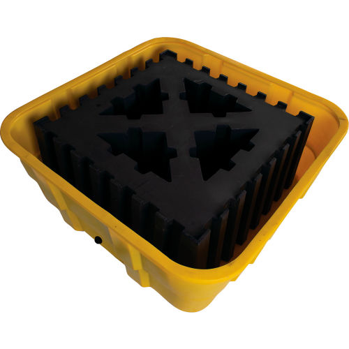 Eagle IBC Spill Containment Unit, Yellow, No Drain