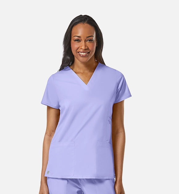 Maevn EON Women's Multi-Pocket V-Neck Scrub Top Style 1708