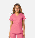 Maevn EON Women's Mock Wrap Scrub Top Style 1748
