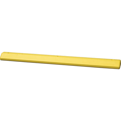 Eagle Parking Curb with Hardware, 72inL x 4inH x 8inW, Yellow, 1790Y