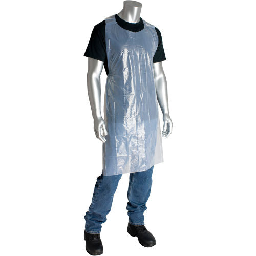 PIP Light Weight Embossed Polyethylene Apron, 46in x 28in