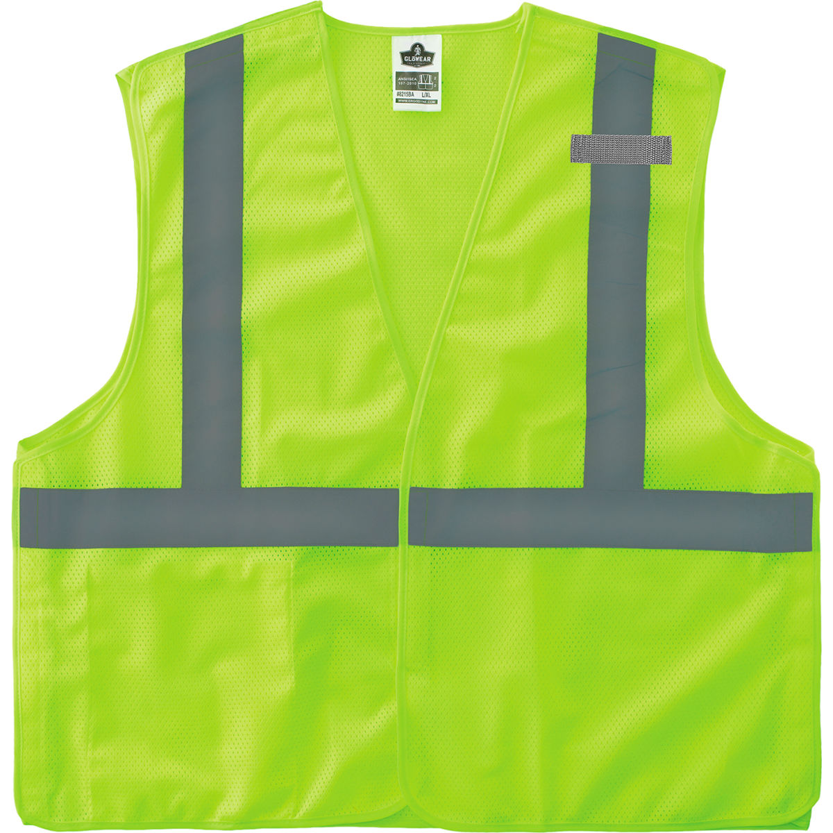Ergodyne GloWear 8215BA-S Breakaway Mesh Hi-Vis Safety Vest, Class 2, Economy, S, Lime