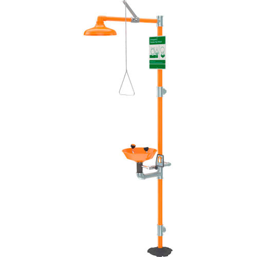 Guardian Equipment Emergency Wash Station, Eye Wash Fountain and Drench Shower, G1902P