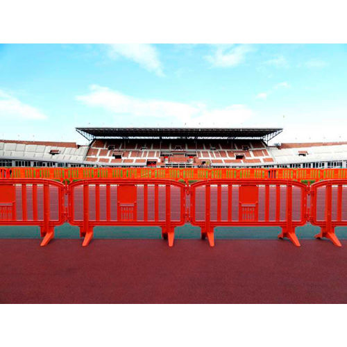 MOVIT Interlocking Plastic Barricade, Red