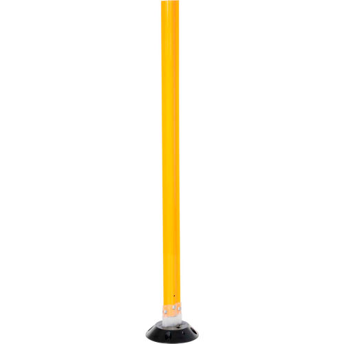 Vestil Surface Mount Flexible Stake, 48inH, Yellow