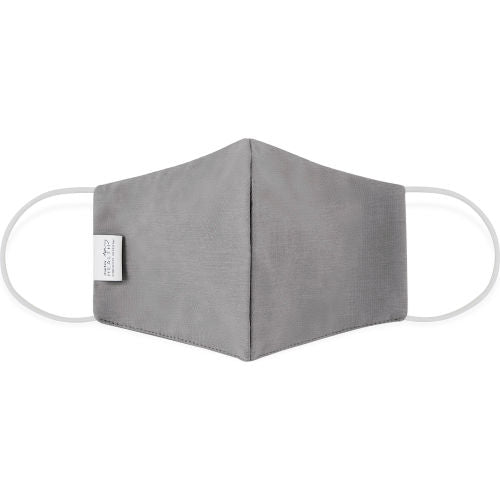 Martex Health Reusable Cloth Face Mask, Washable, 2 Layer Contour, Gray, Small, 10/Bag