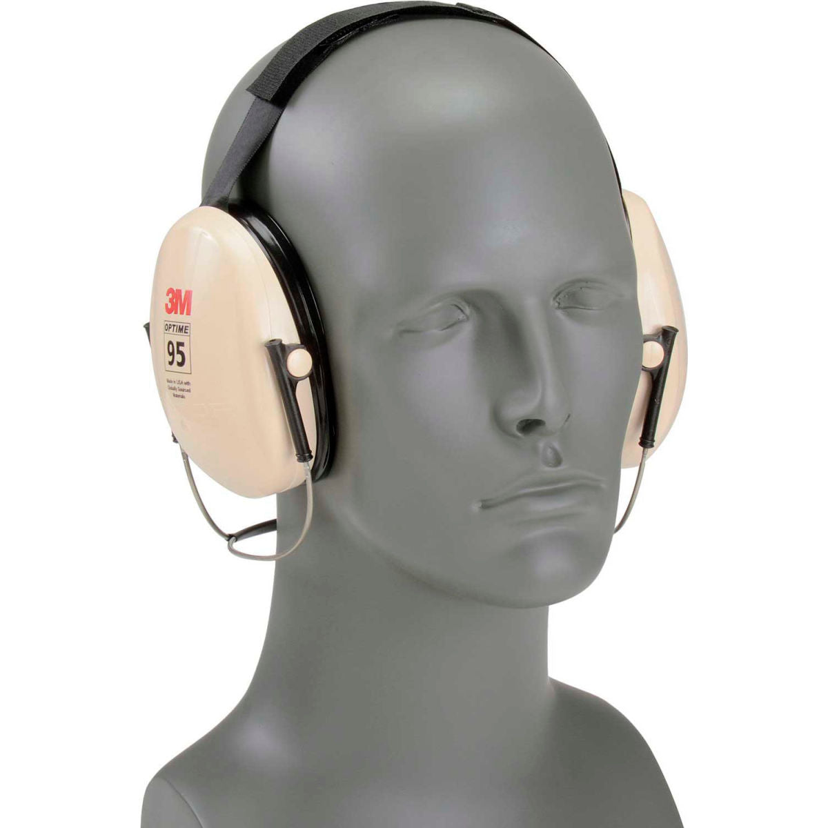 3M PELTOR Optime 95 Earmuffs H6B/V, Behind The Head, NRR 21 dB