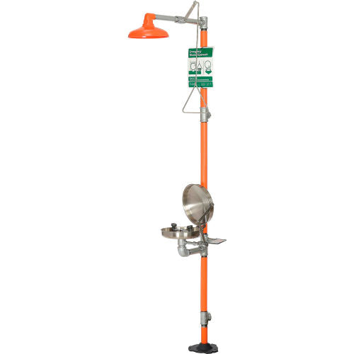 Guardian Equipment Safety Station with Eye Wash, Stainless Steel Bowl and Cover, G1902BC