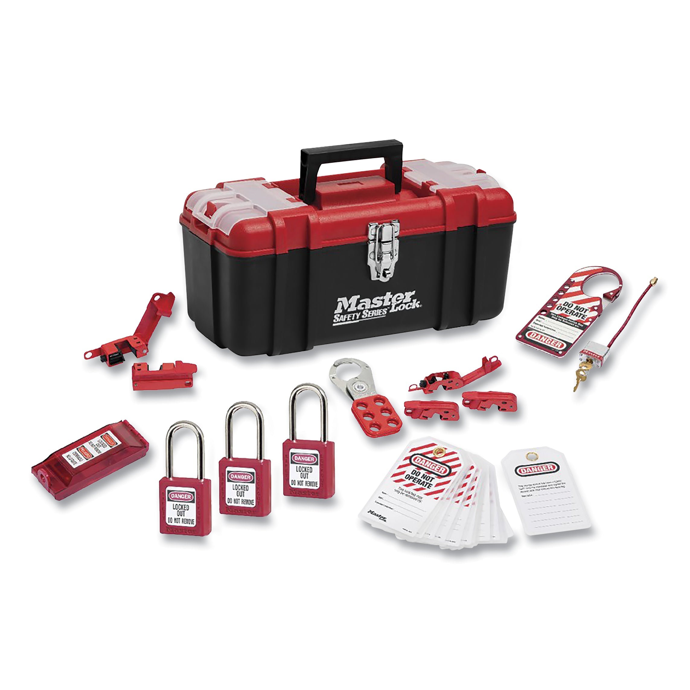 Master Lock Portable Lockout-Tagout Kit 14-Piece