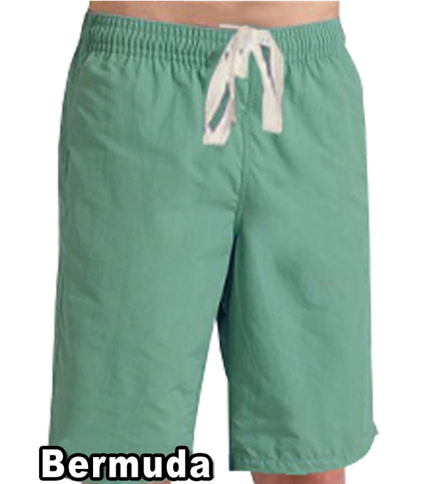 RMF Poplin Scrub Bermuda White