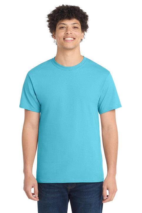 Screen-Printed Core Cotton Tee (Port & Company PC54)