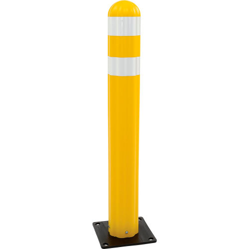 Eagle Poly Guide Post Delineator, 42in x 5.75in Dia, Yellow
