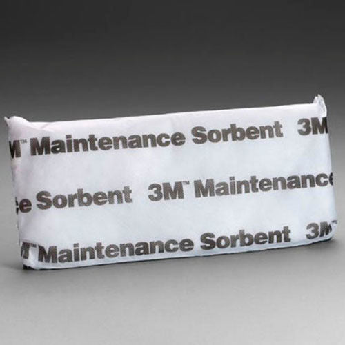 3M Maintenance Sorbent Pillow, 7in x 15in, 16 Pillows/Case