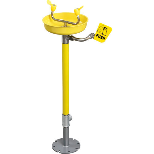 Global Industrial Emergency Eyewash Station, Pedestal Mount