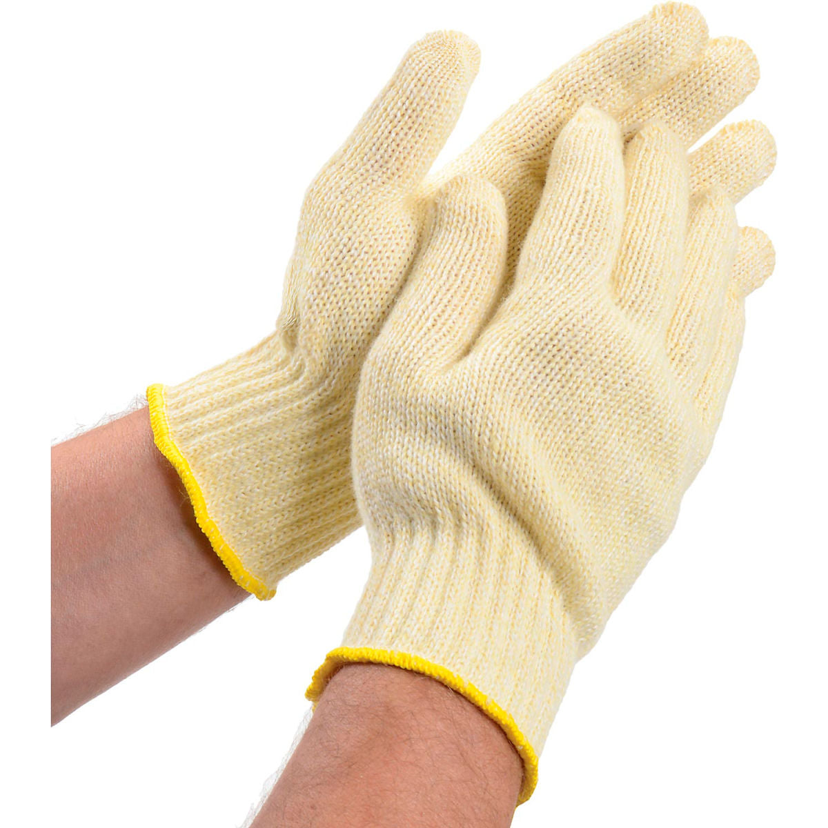Honeywell Kevlar Cut Resistant Gloves, ANSI A1, 13 Gauge, Yellow, Size Universal Men's
