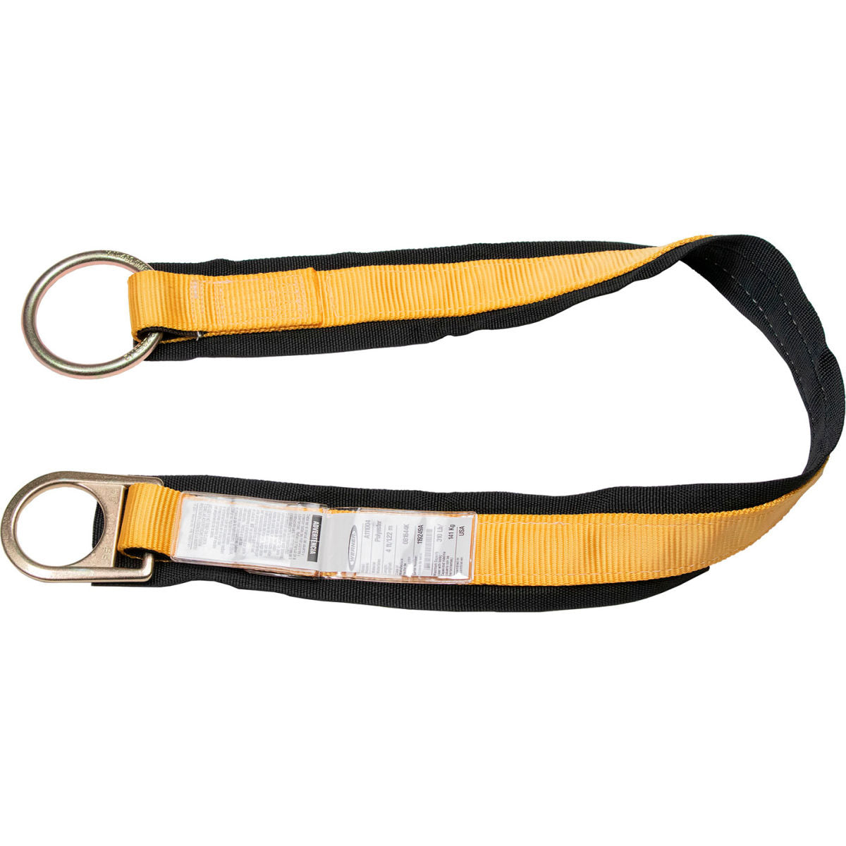 Werner Cross Arm Strap, 4'L, Web, O Ring & D Ring