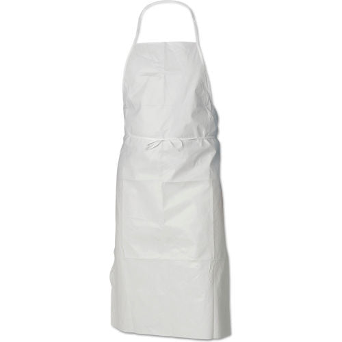 KleenGuard A40 Liquid And Particle Protection Apron, White, 28inW x 40inL, Case Of 100