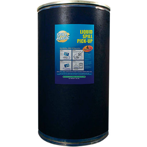 Spill Magic Absorbent, 125 lb Drum