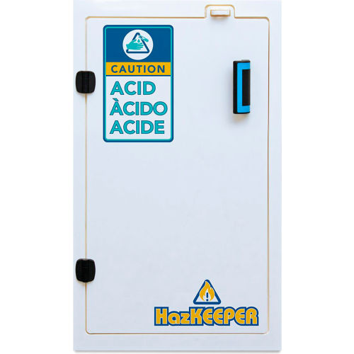 Air Science Floor Mounted Chemical Storage Cabinet, Manual Close, 10 Gallon Capacity, 18inW x 18inD x 31inH
