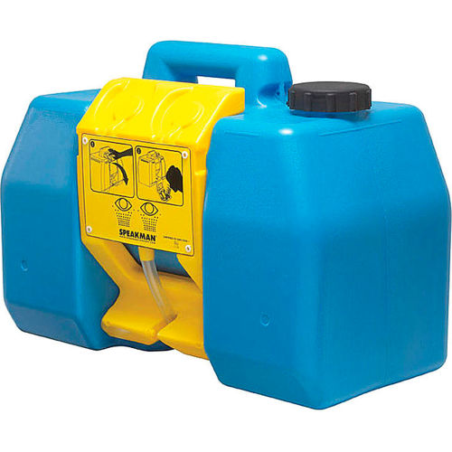 Speakman GravityFlo SE-4400 Gravity Operated 9 Gallon Portable Eyewash, Blue and Yellow