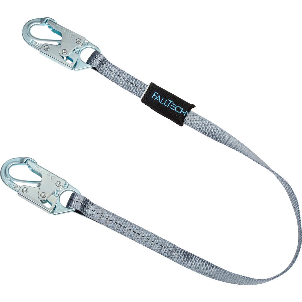 FallTech 8204 4' Restraint Lanyard, Single Leg, with 2 Snap Hooks