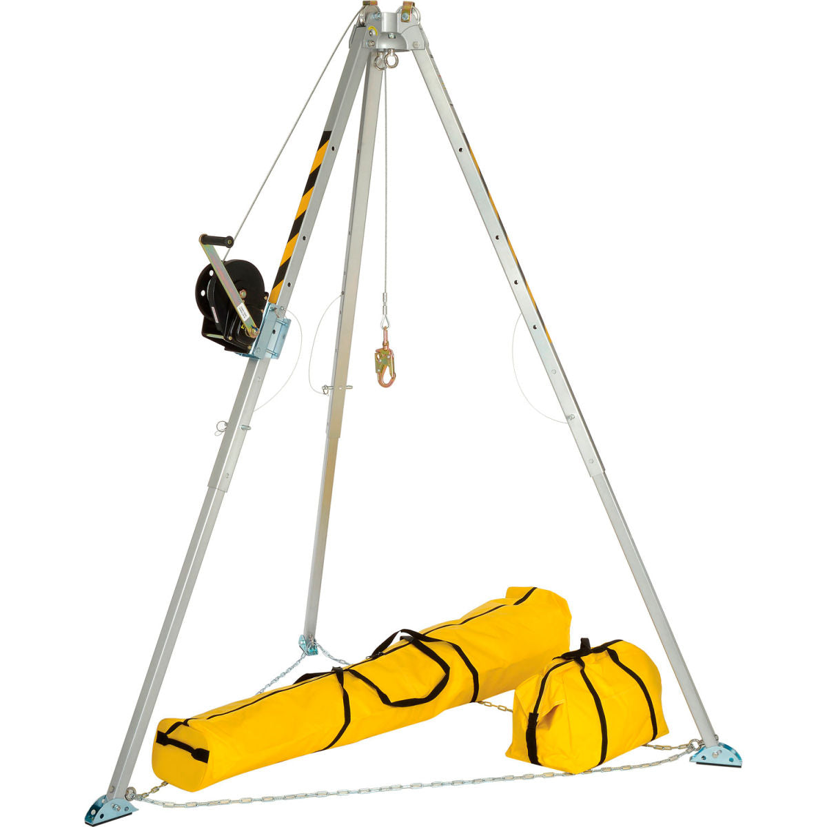 FallTech 7507 Adjustable 8' Aluminum Confined Space Tripod Kit