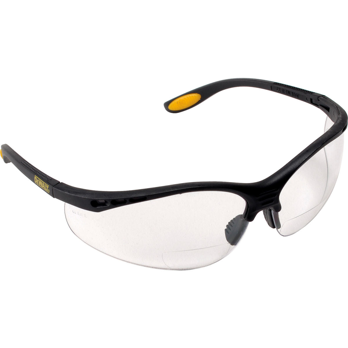 DeWalt DPG59-115D Reinforcer Rx Safety Glasses, 1.5 Diopter, Clear Lens