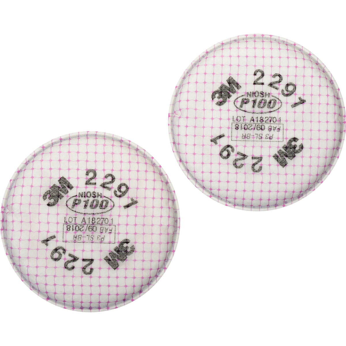 3M 2291 Advanced Particulate Filter, P100, 2/Bag