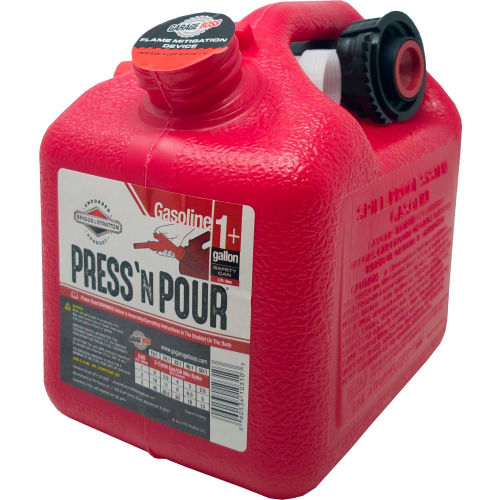 Garage BOSS Press N Pour 1 Gallon Gas Can, GB310