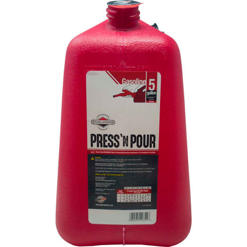 Garage BOSS Press N Pour 5 Gallon Gas Can, GB351