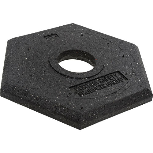 Cortina Rubber Delineator Base, 15 lb Replacement Base