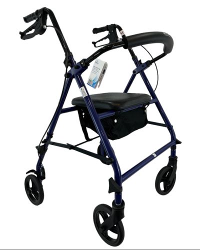 Steel Rollator, Blue
