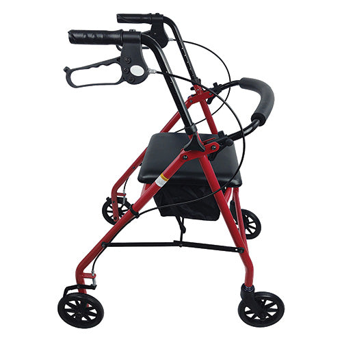 Aluminum Rollator, Red