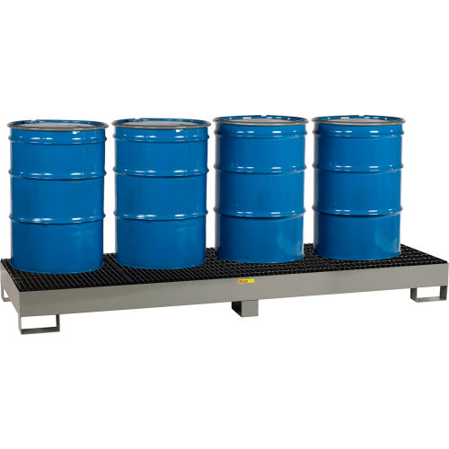 Little Giant Forkliftable Spill Control Platform, 4 Drum, 93 Gallon