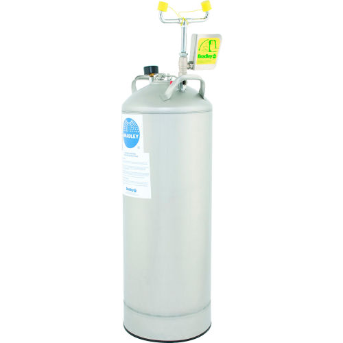 Bradley S19-788LHS 15 Gallon Pressurized Eye and Face Wash Unit
