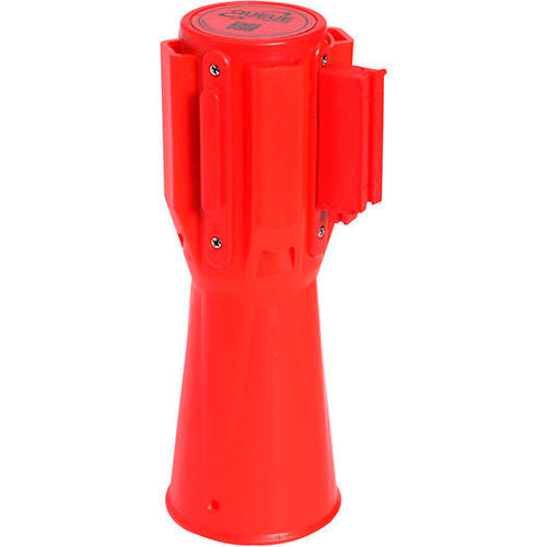 ConePro 500 Traffic Cone Mount Retracting Belt Barrier, 10ft Orange Belt