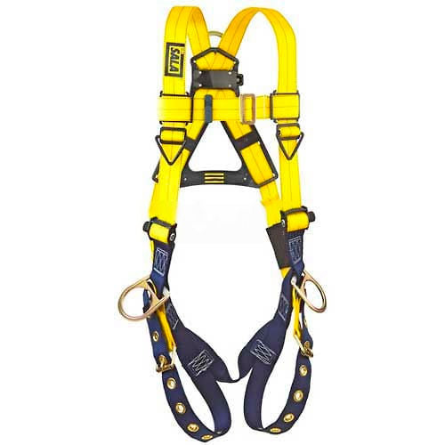 3M DBI-SALA 1104875 Vest Style Harness, Back & Side D-Rings, Tongue Buckle Legs, XL