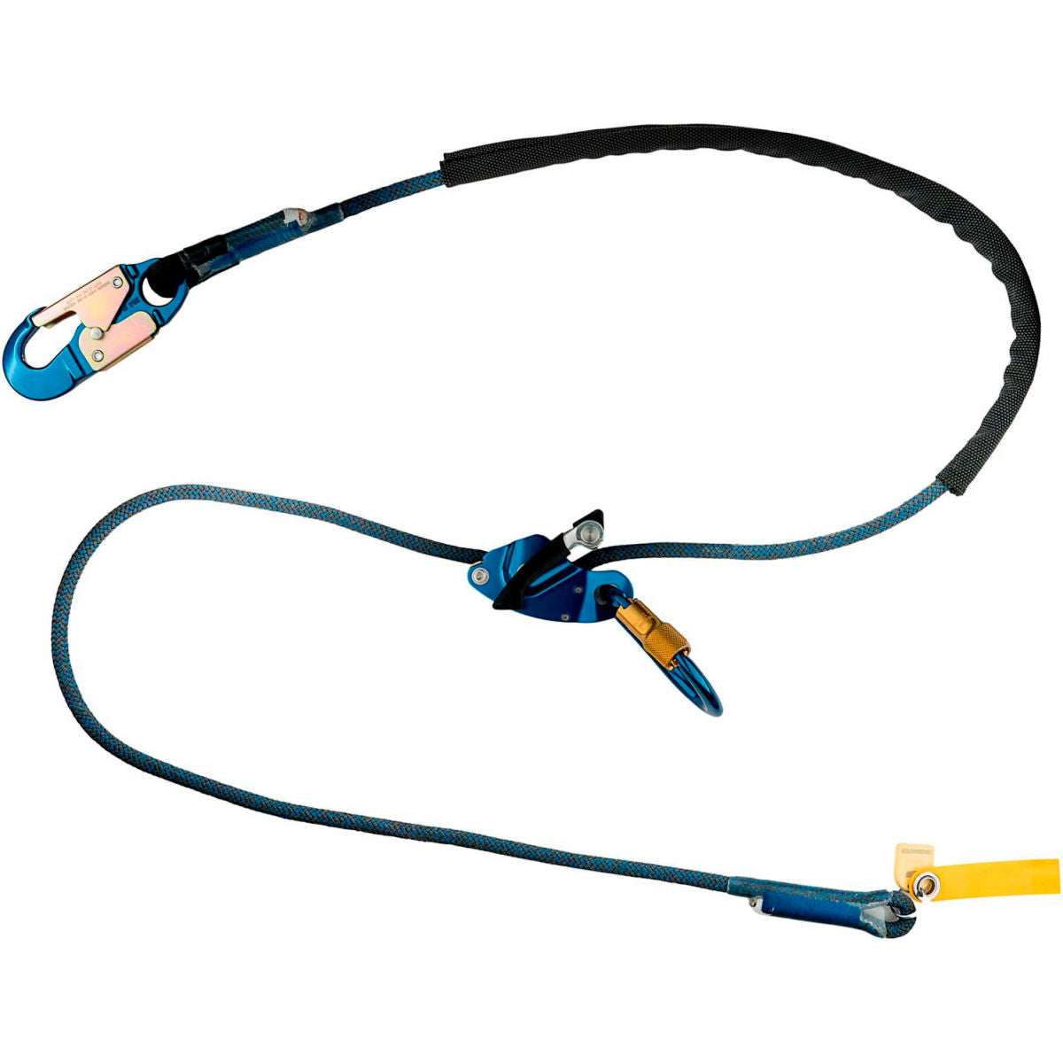 3M DBI-SALA 1234087 Adjustable Rope Positioning Lanyard, 10', Single Mode, 310 LB
